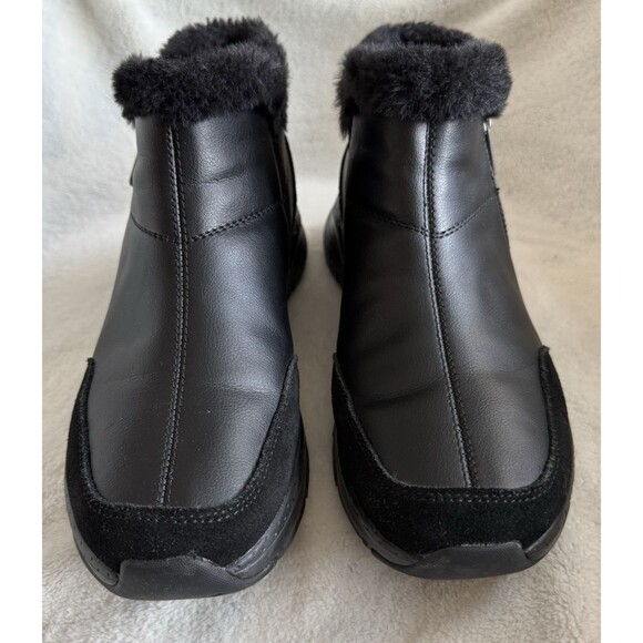 Skechers Air-Cooled Arch Fit Casual Hour Black Winter Snow Boots Women Size 7.5 - Picture 3 of 9